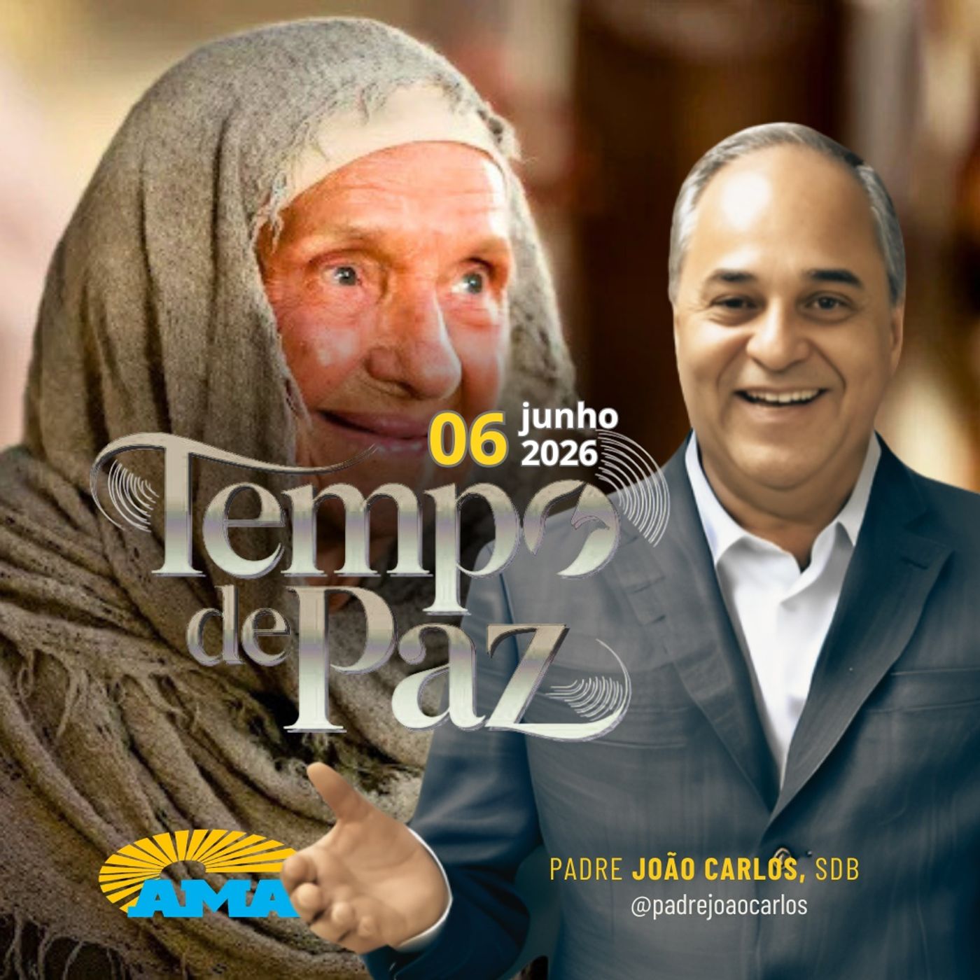 06/06/26 - Programa Padre João Carlos | Tempo de Paz episode artwork