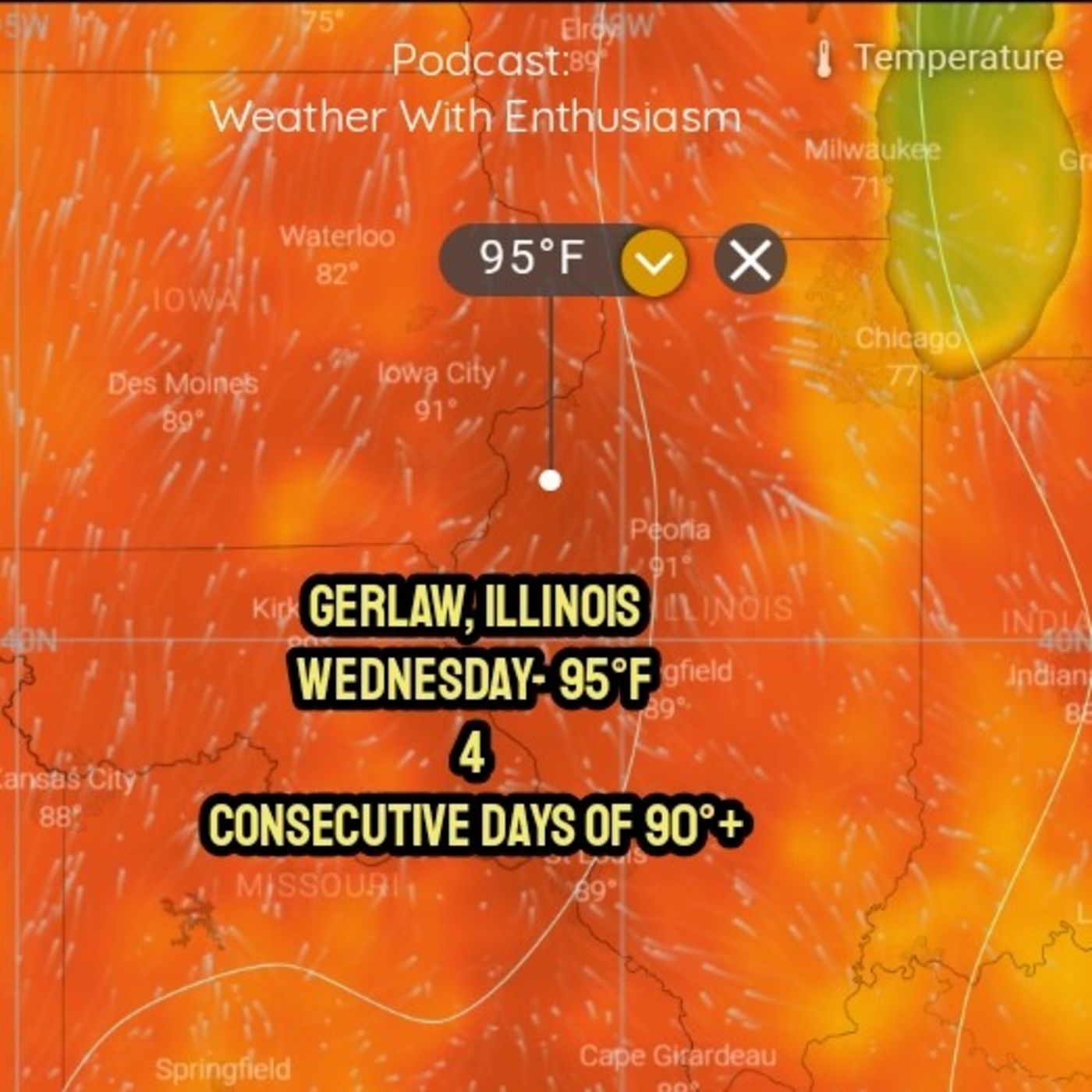 (2nd most popular)Week of 5-28 1st widespread extended heat of season for Central N.A. (even Canada) this week