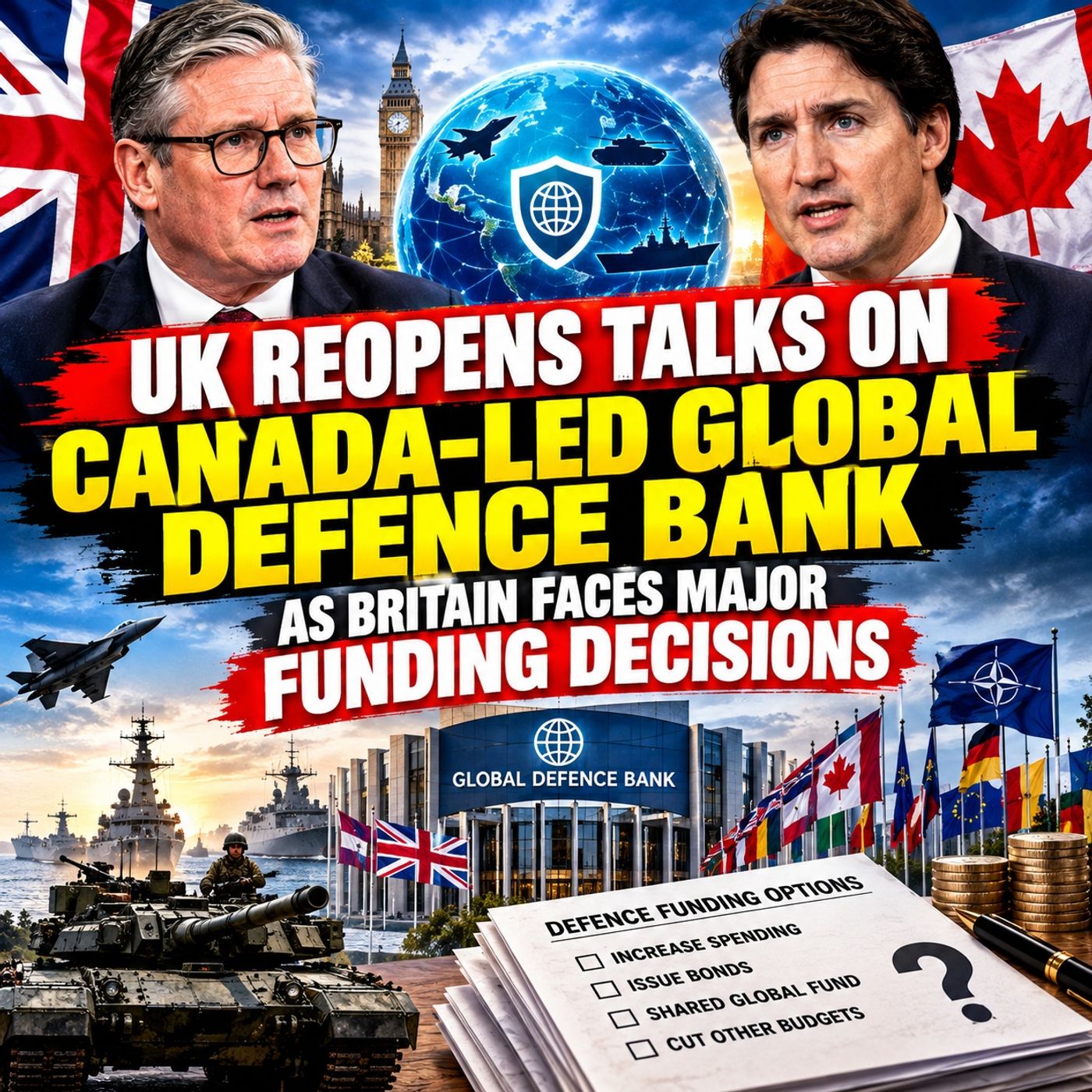 UK Reopens Talks on Canada-Led Global Defence Bank as Britain Faces Major Funding Decisions episode artwork