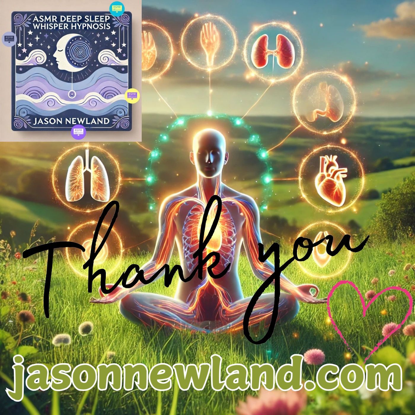 (ASMR) (music) (10 hours) #516 Thanking your body - Deep Sleep Whisper Hypnosis (28th January 2025)