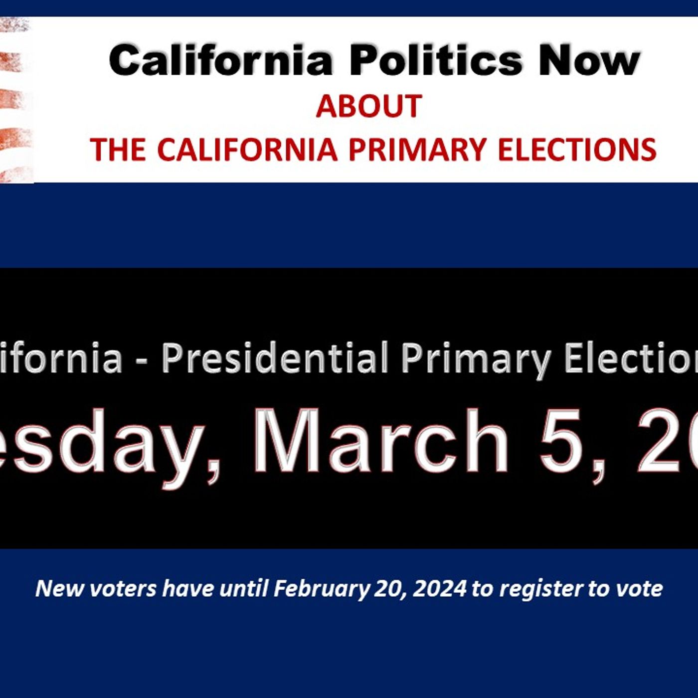 CPN:  California primary elections are around the corner part 1 episode artwork