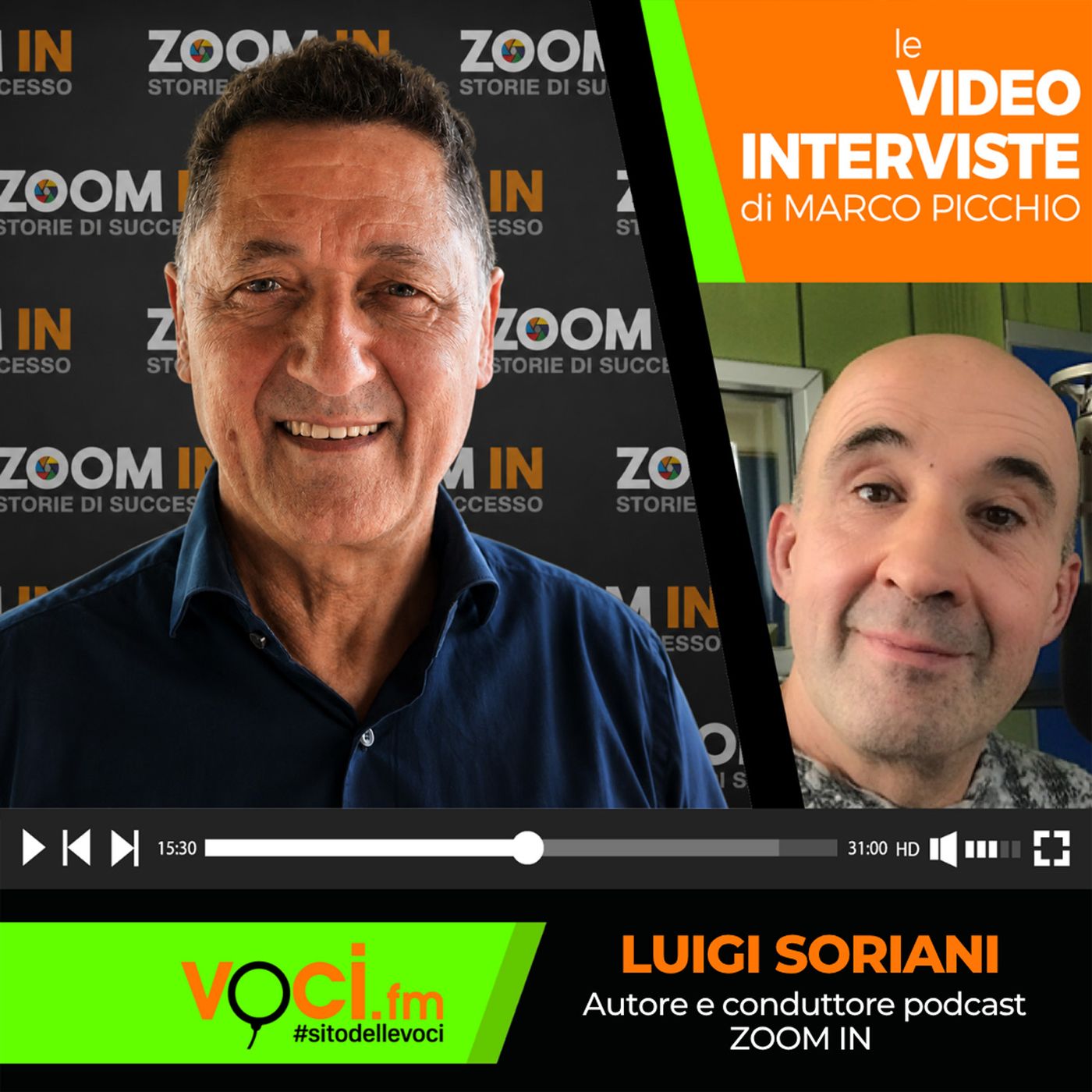 Luigi Soriani presenta il podcast ZOOM IN su VOCI.fm - clicca play e ascolta l'intervista episode artwork