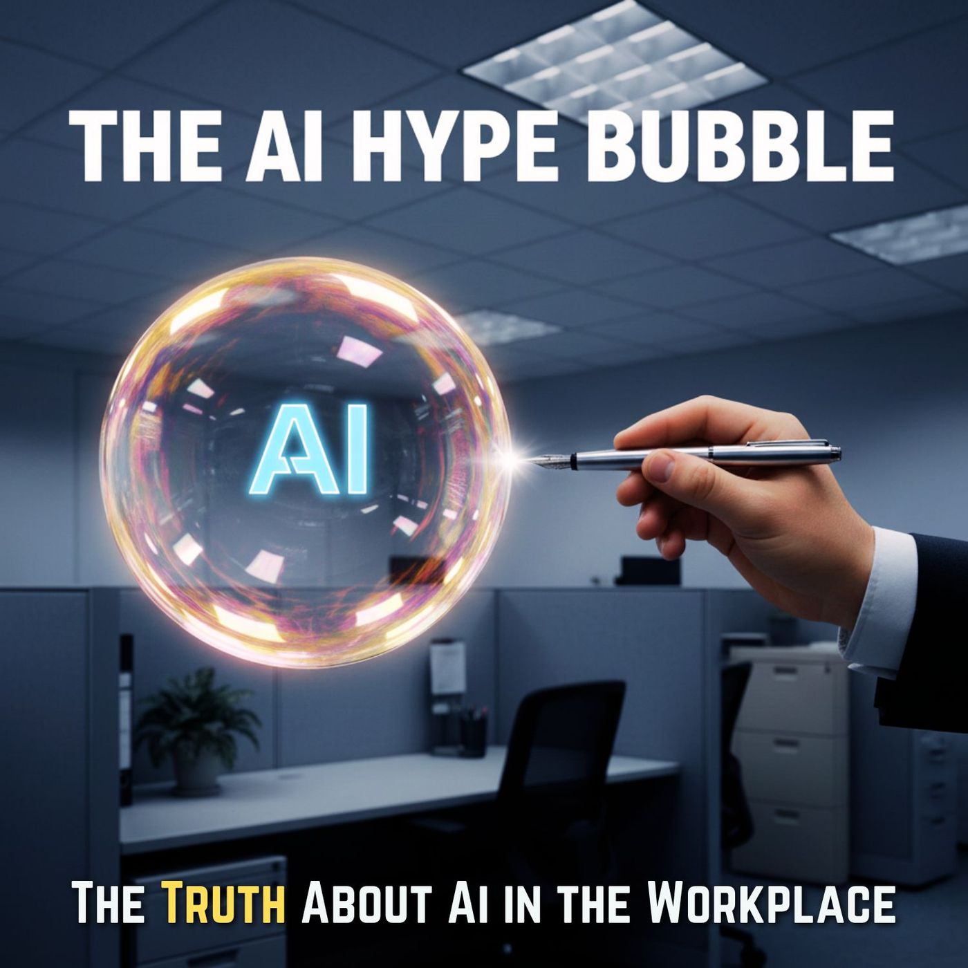 The AI Hype Bubble: The Truth About AI in the Workplace episode artwork