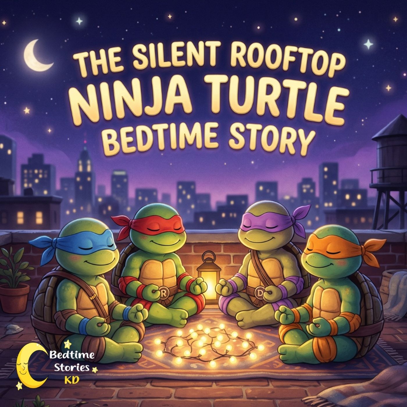 The Silent Rooftop: A Ninja Turtle Bedtime Story episode artwork