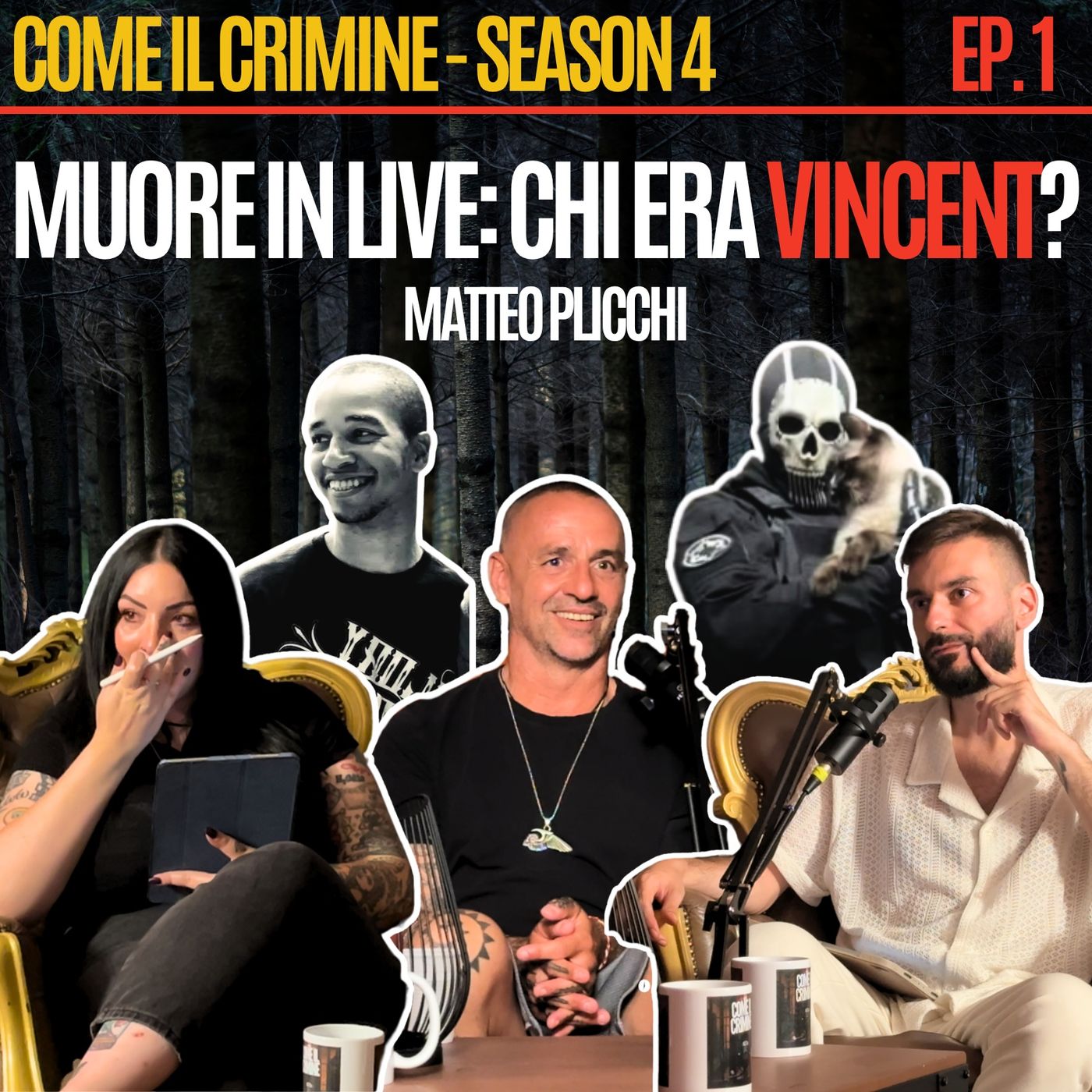 Come il Crimine - S4 - Episodio 1: Muore in diretta su TikTok: Vincent non ha ancora avuto giustizia. Con Matteo Plicchi. episode artwork