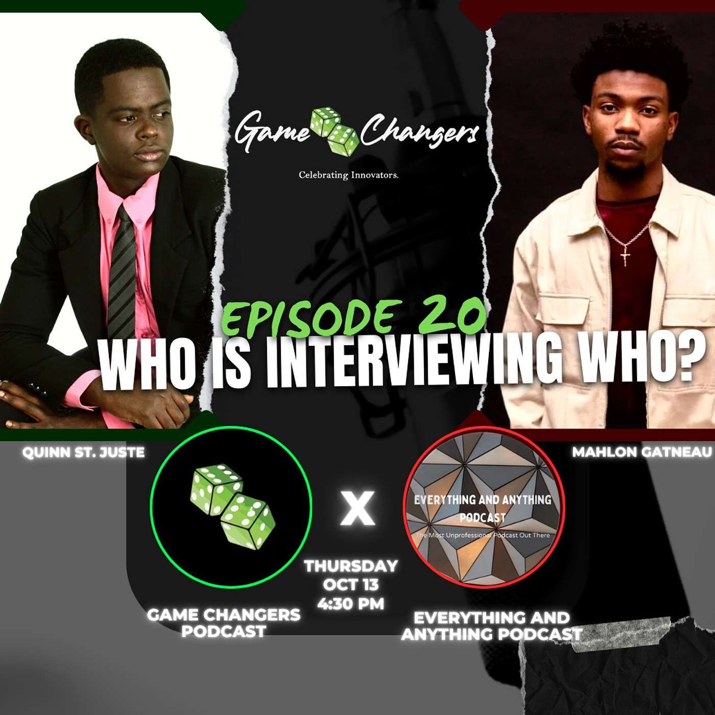 "Who's Interviewing Who?" || Everything and Anything Podcast Collab || Game Changers Episode 20 episode artwork