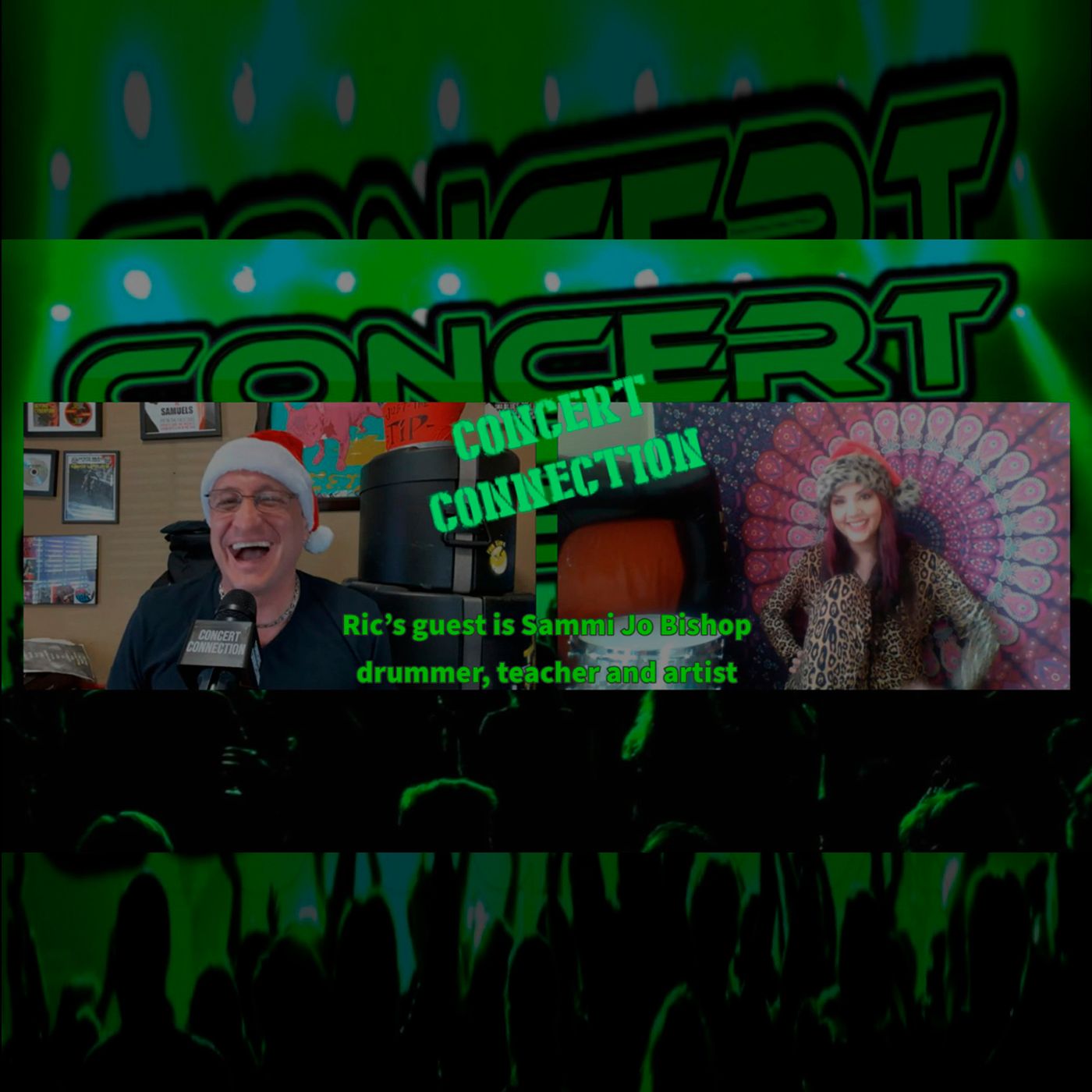 TCC Dec 23 2020 Ric's guest is Sammi Jo Bishop drummer, teacher and artist episode artwork