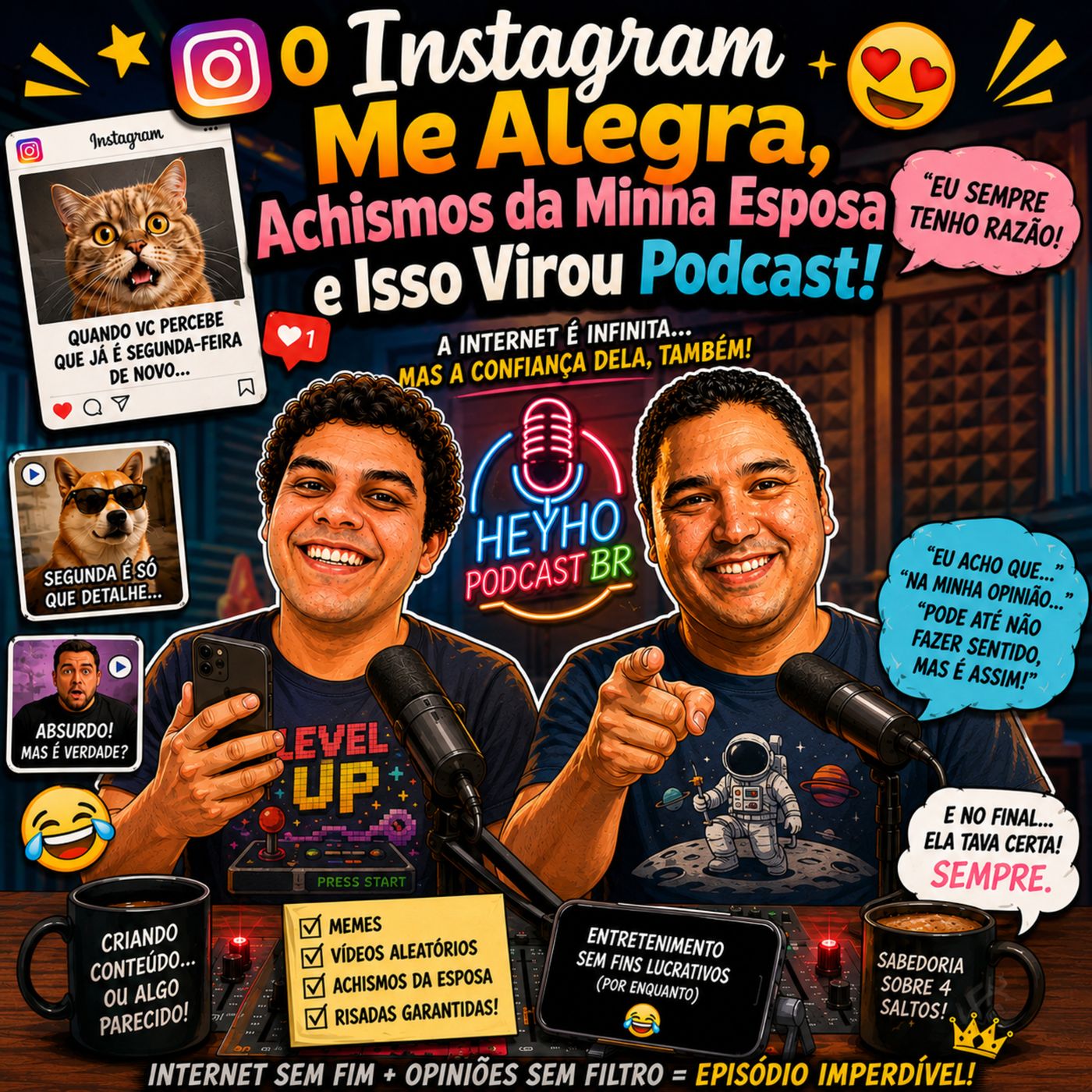 Episódio 80 - O Instagram Me Alegra, Achismos da Minha Esposa e Isso Virou Podcast episode artwork