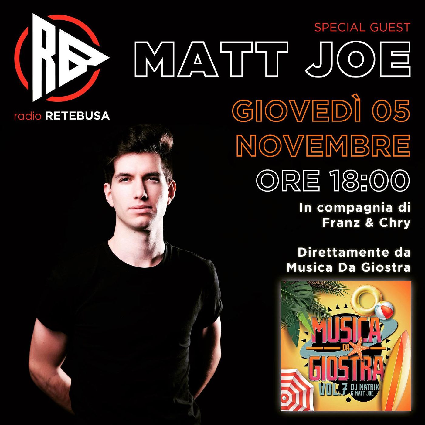 Matt Joe Special Guest from Musica Da Giostra Matt Joe Special Guest from Musica Da Giostra