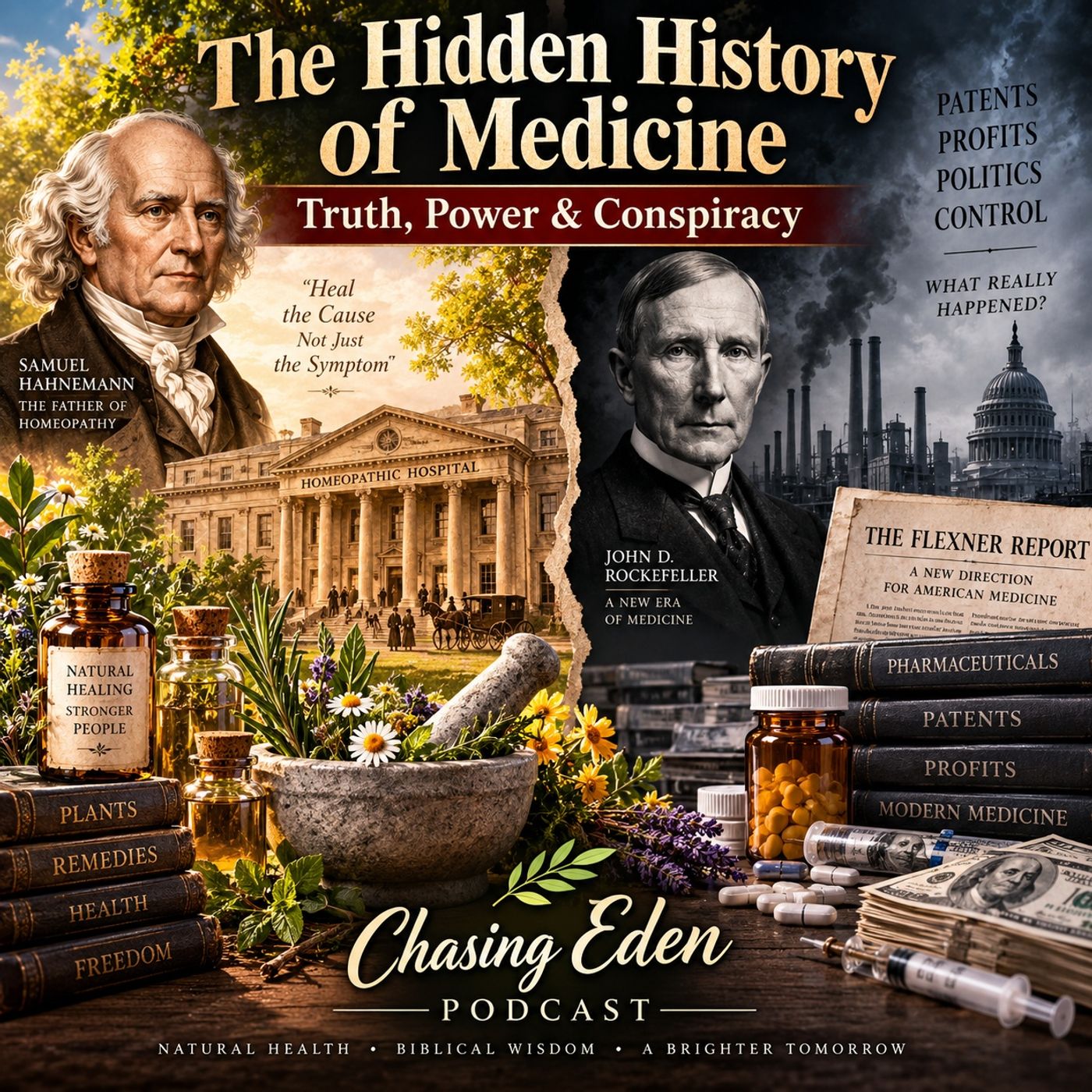 The Hidden History of Medicine, truth, power and conspiracy episode artwork