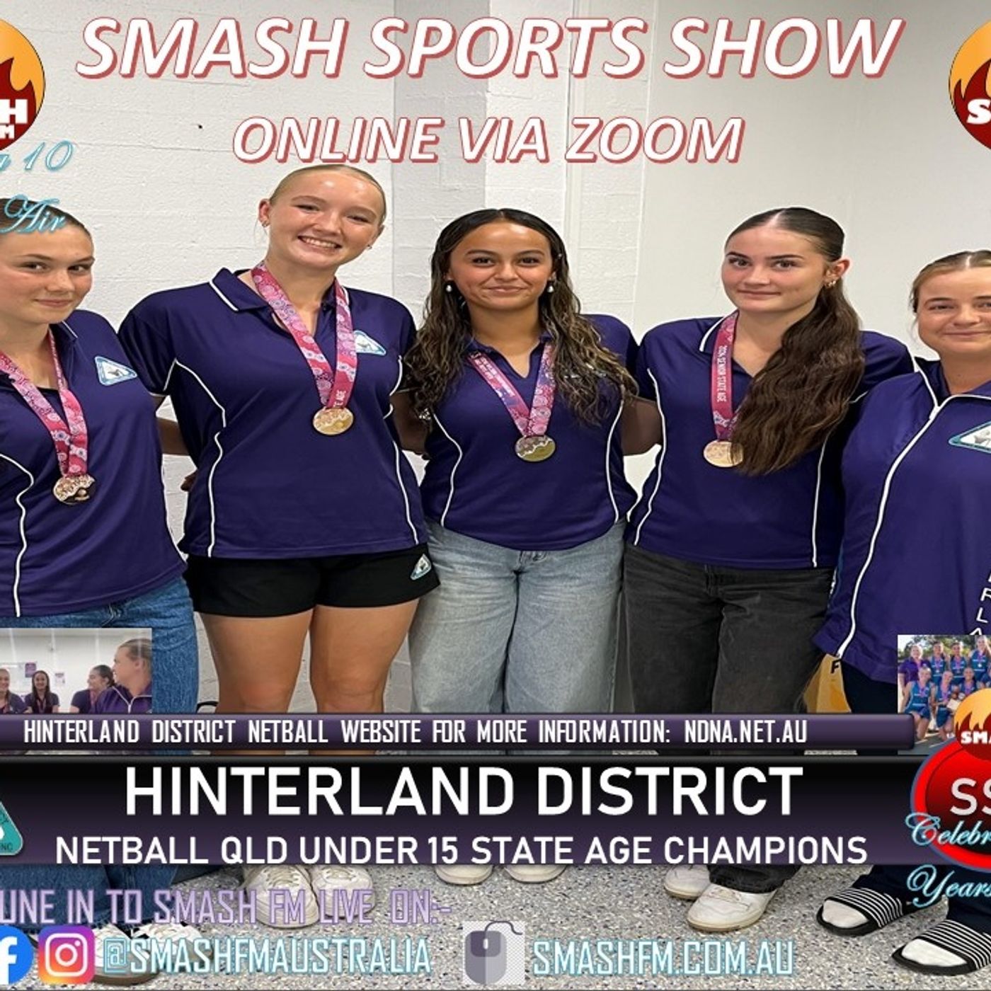 SSS10THYR: Hinterland District Netball NQ U15 Senior State Age Champions Interviews 080524