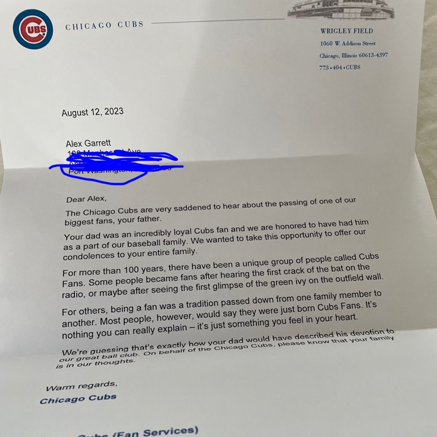 Why Won’t Biden Admin Have One Leg Up on Terrorists? ; Dad Recognized by Wrigleyville and the Chicago Cubs episode artwork