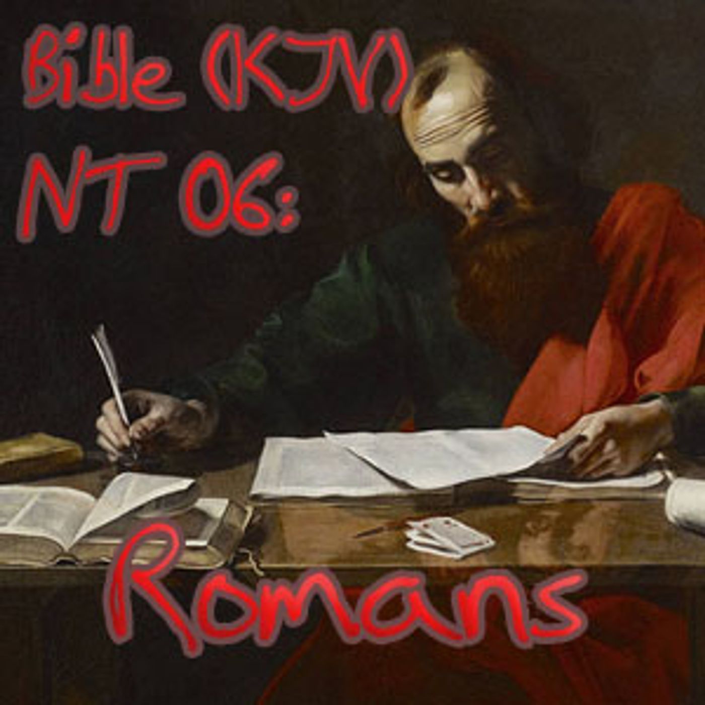 King James Bible - Romans (Version 2) cover art