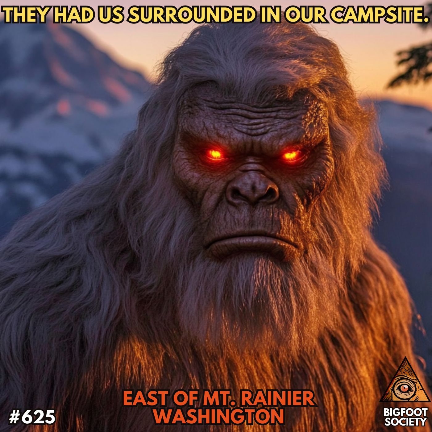 Surrounded by Sasquatch near Mt. Rainier!