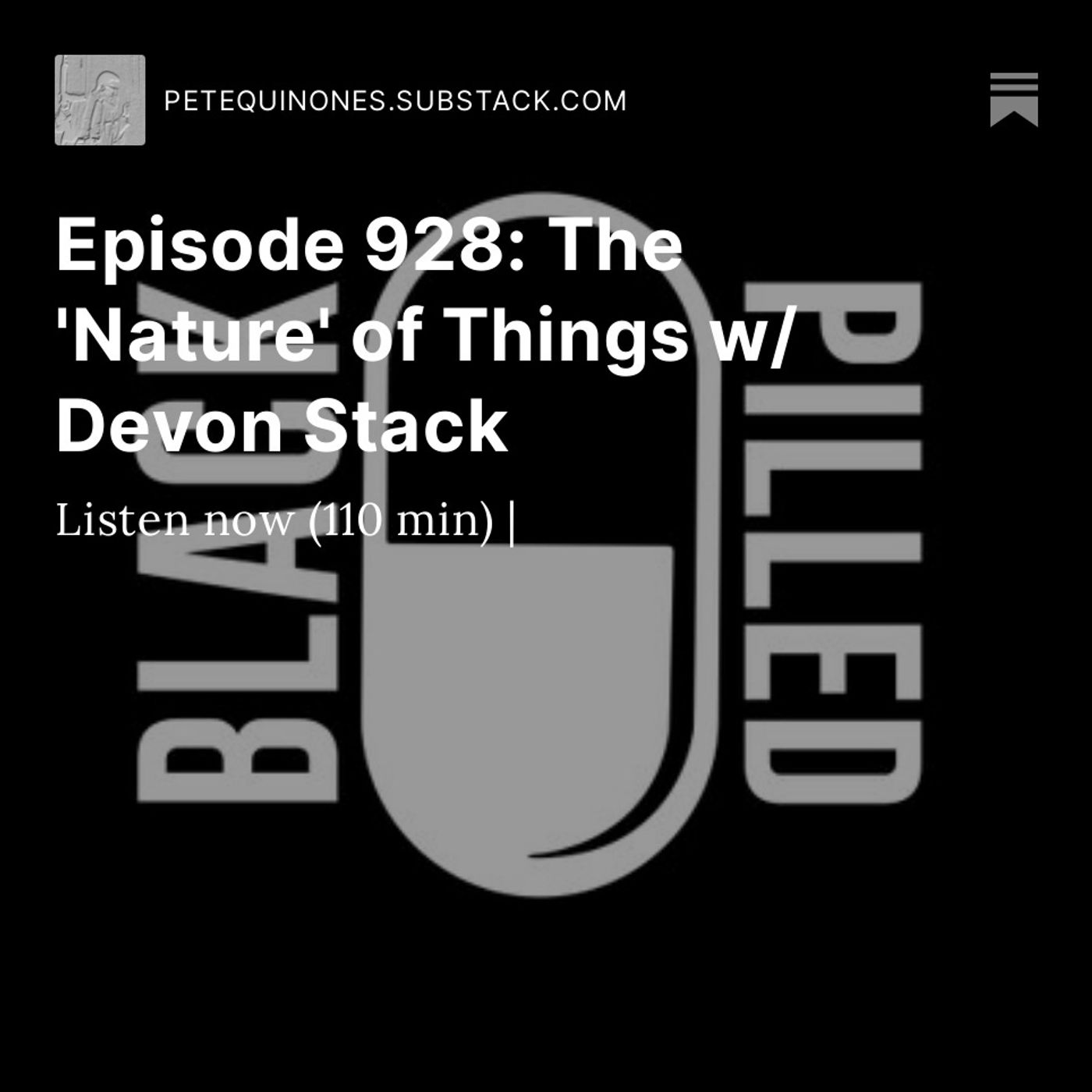 Episode 928: The 'Nature' of Things w/ Devon Stack