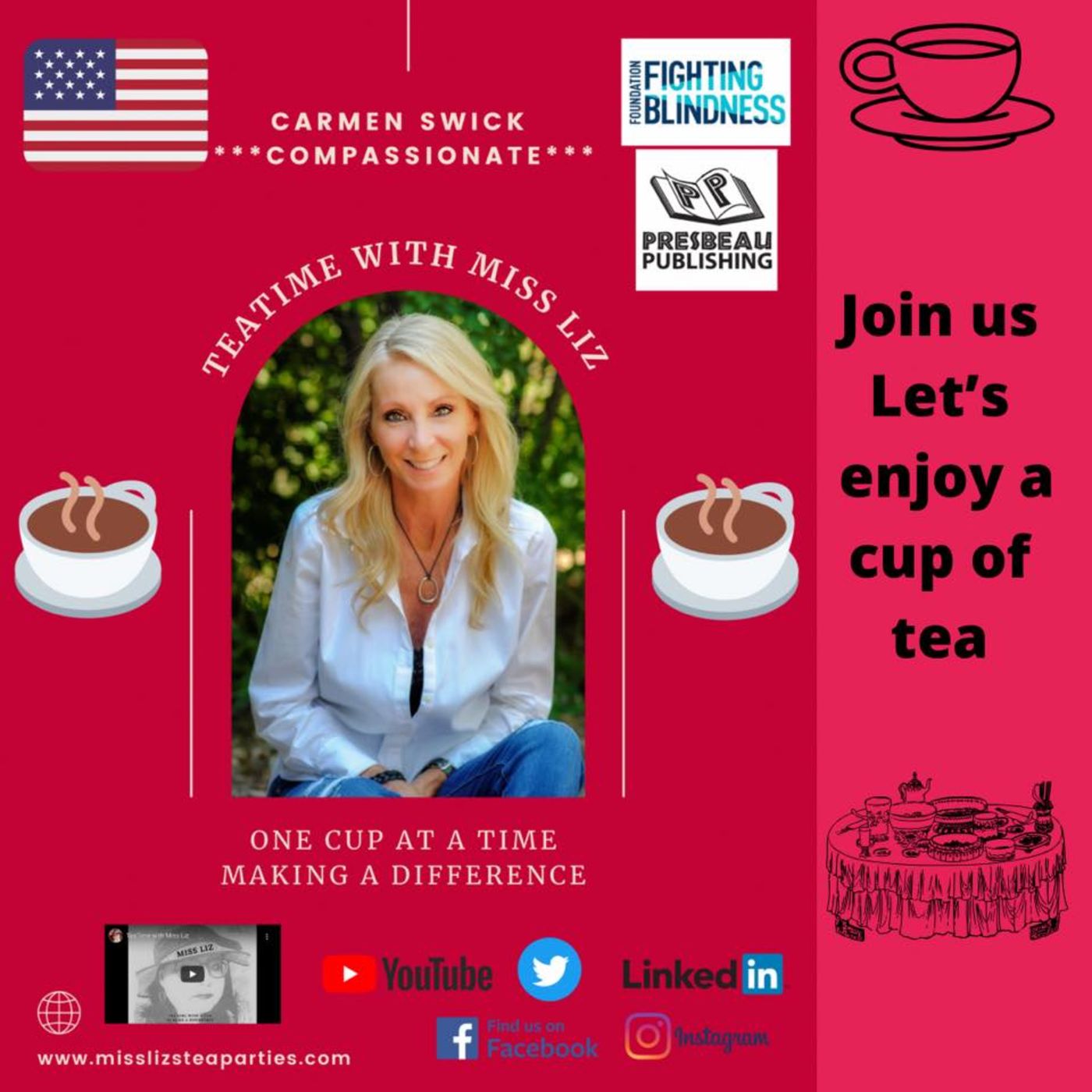 Teatime with Miss Liz- Carmen Swick Children Book Author ✍️ episode artwork