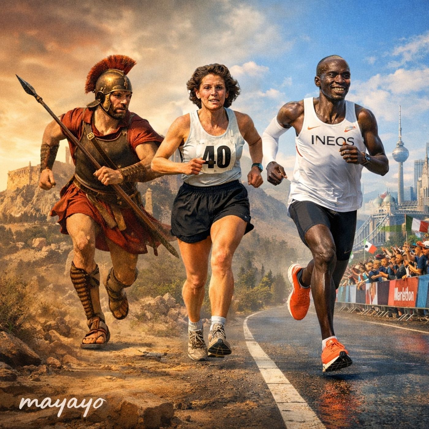 MARATÓN: EL BOOM QUE NO CESA. De Filípides a Paula Radcliff y Eliud Kipchoge.