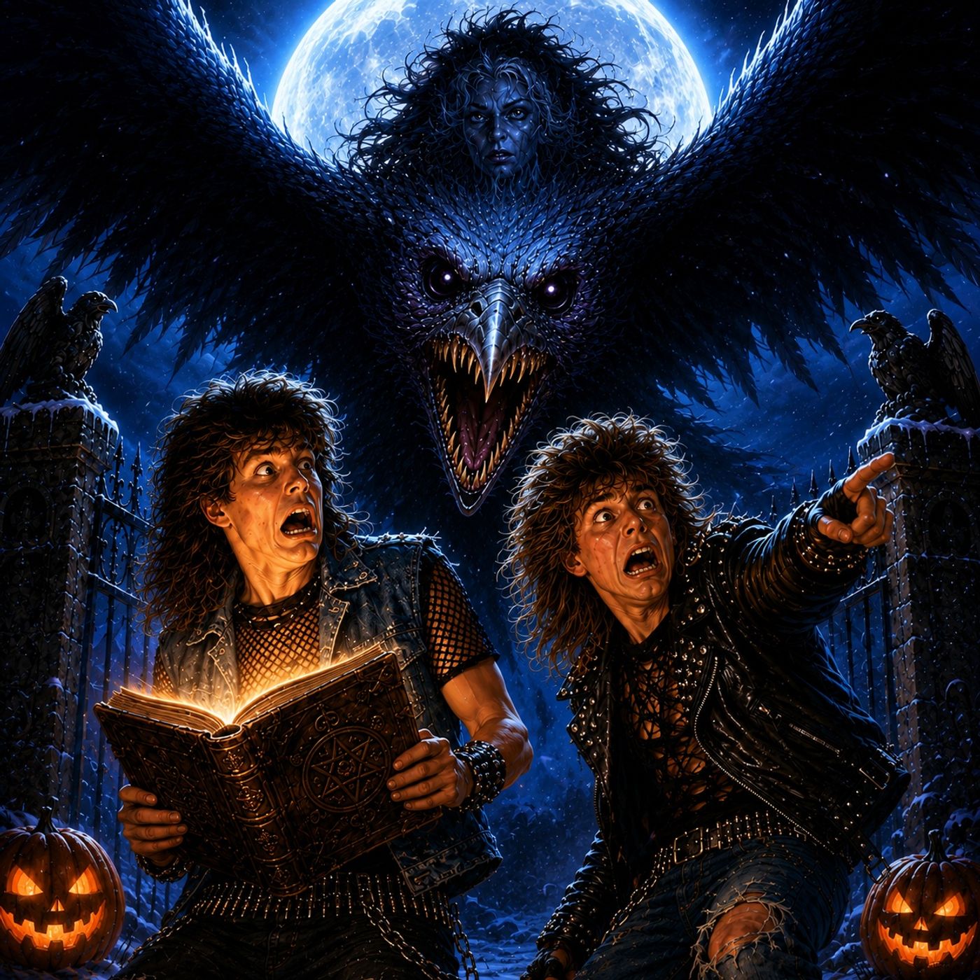 Halloween 198666: A 1986 Graveyard Spell Unleashes a Demon Crow Horror Story