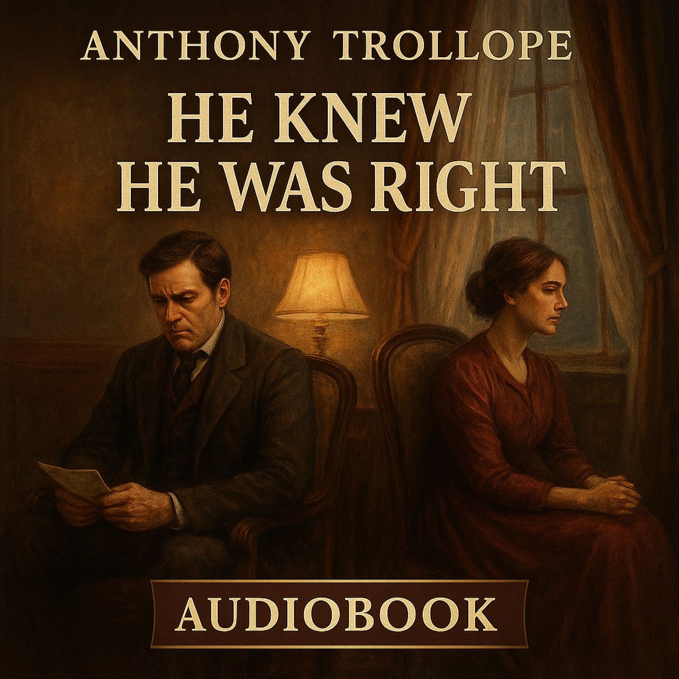 He Knew He Was Right – Anthony Trollope Audiobook | Jealousy, Pride & Marital Tragedy Part 1