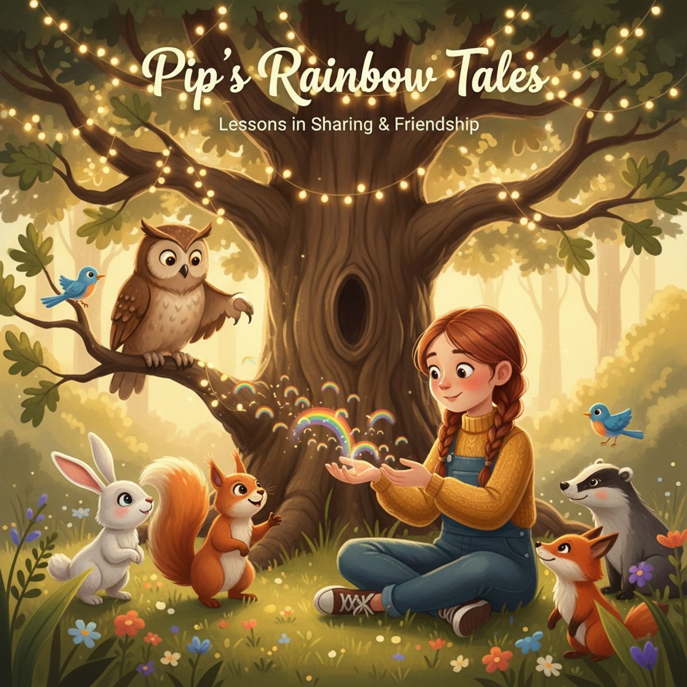 The Colorful Journey of Pip and the Pocket-Sized Rainbows