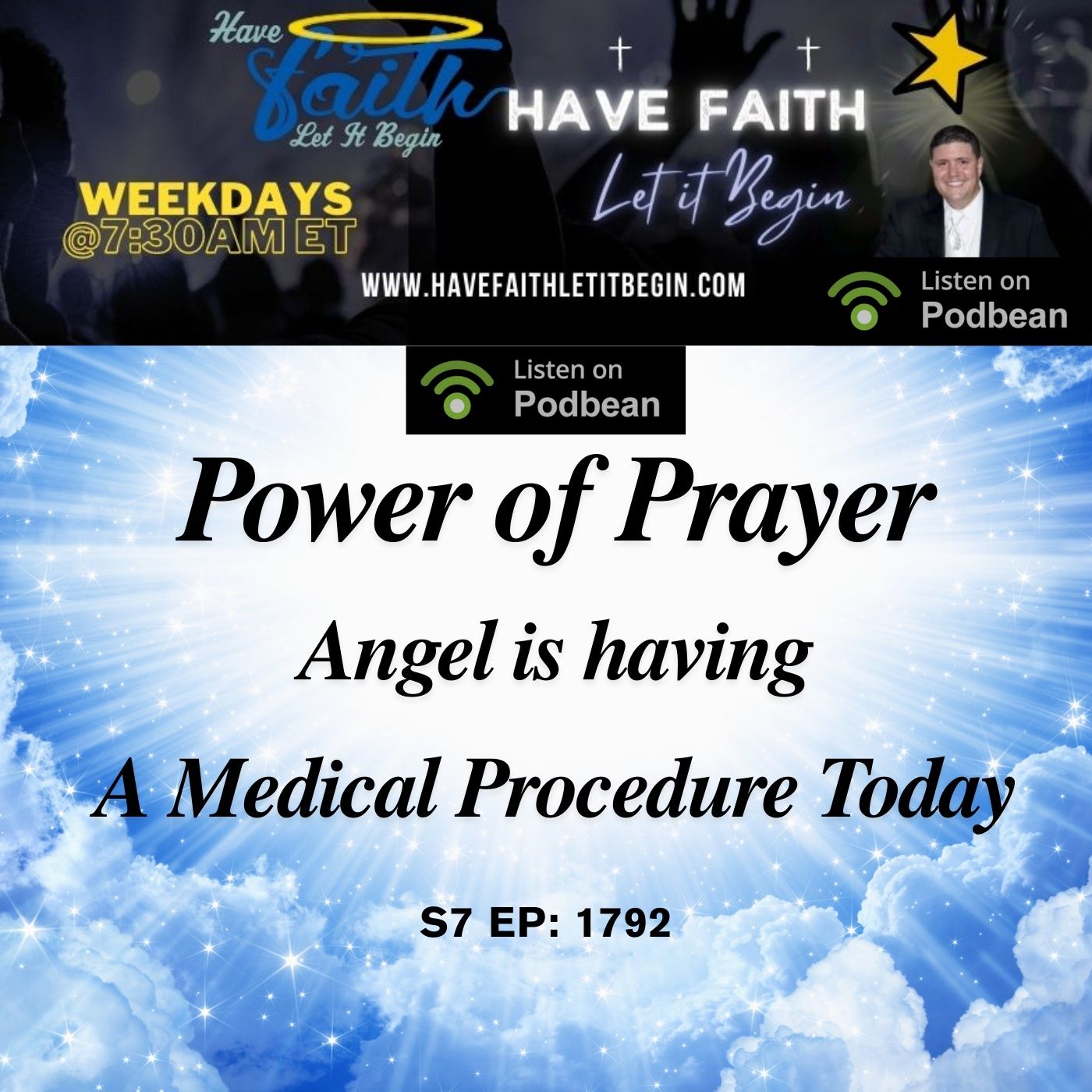 REWIND S7Ep: 1792 Power of Prayer medical procedure day REWIND S7Ep: 1792 Power of Prayer medical procedure day