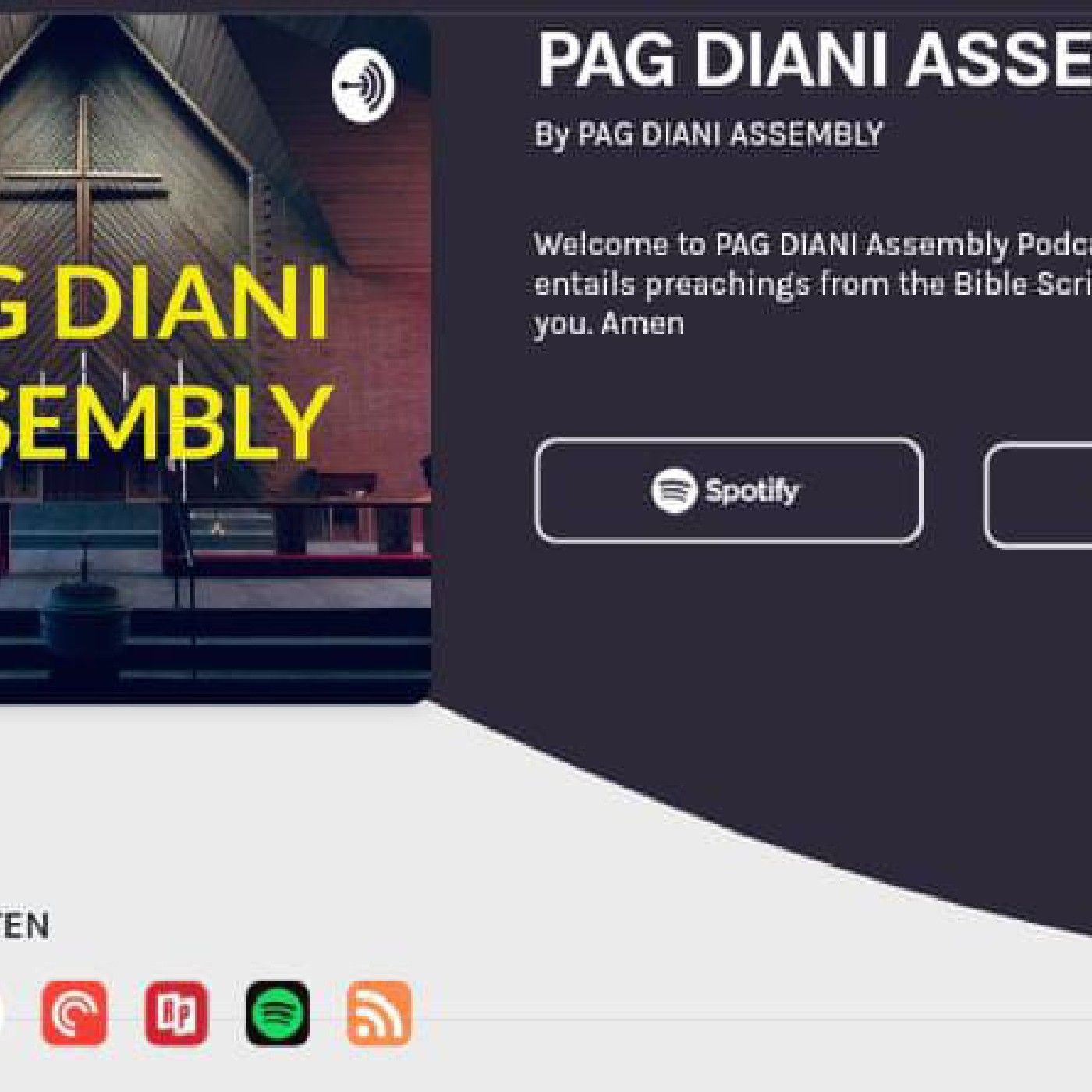 PAG DIANI ASSEMBLY PODCAST