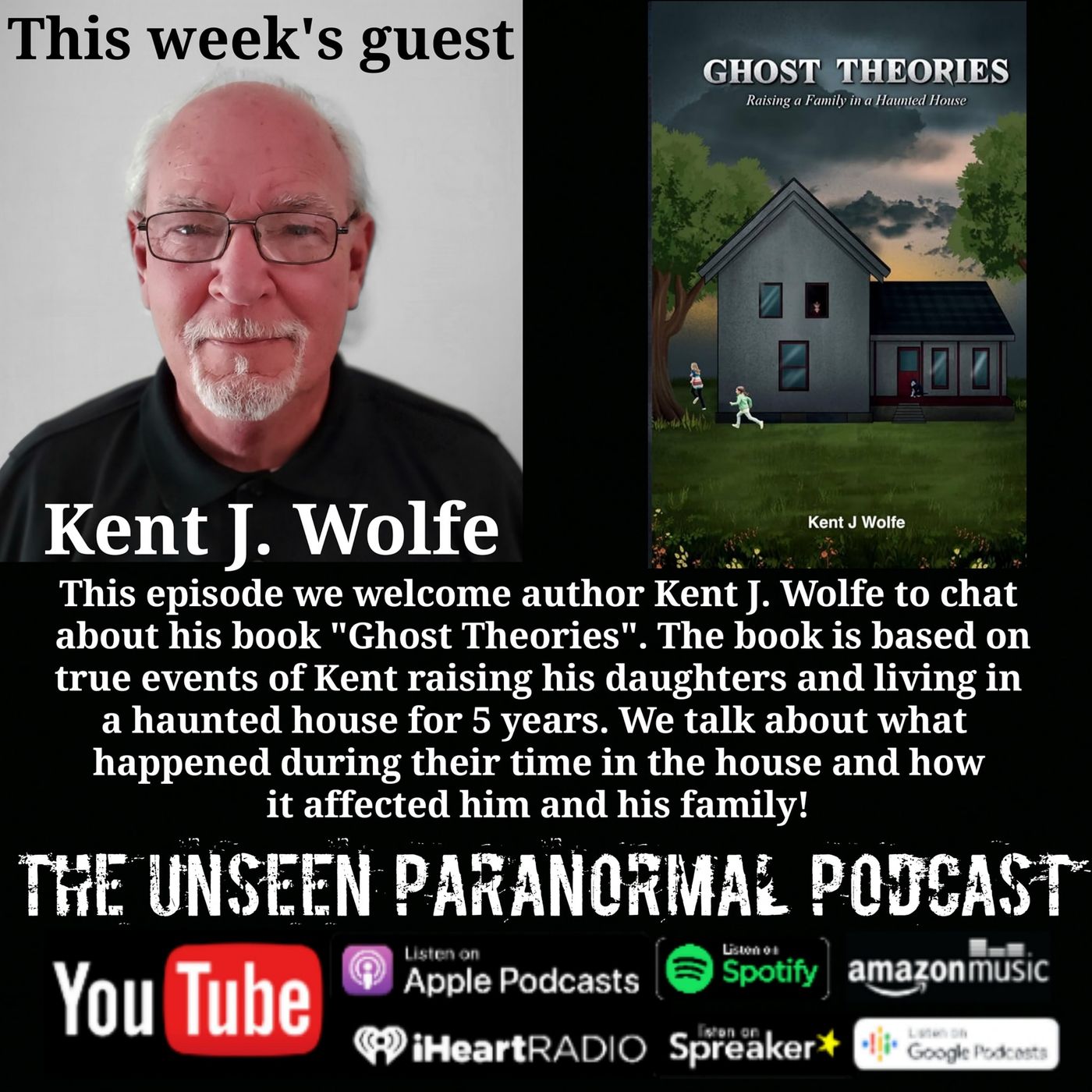 "Raising A Family In A Haunted House" with Kent J. Wolfe - podcast episode cover