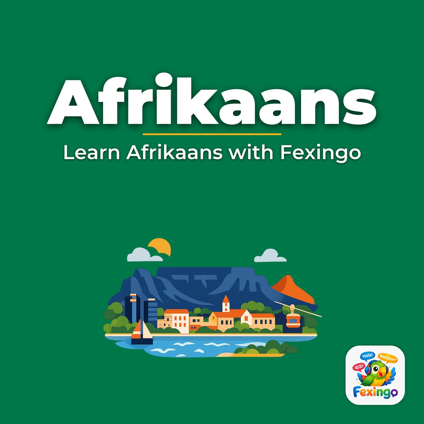 Learn Afrikaans with Fexingo