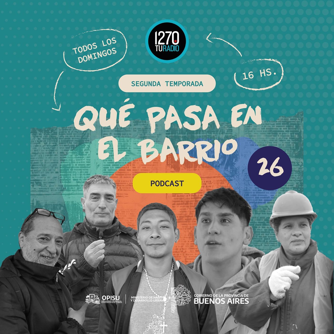 "Estas obras que llegan de manera directa a cada barrio son trascendentales." Mario Miceli episode artwork