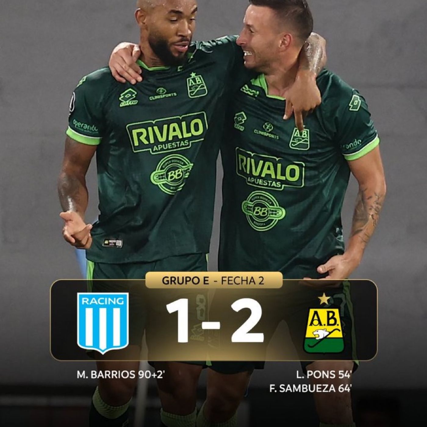 Corazón leopardo. Triunfo histórico en Avellaneda, 2-1 frente a Racing.