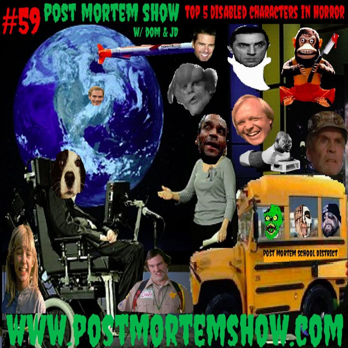 e059 - Cruise Missile Monkey Love (Top 5 Disabled Characters in Horror) episode artwork