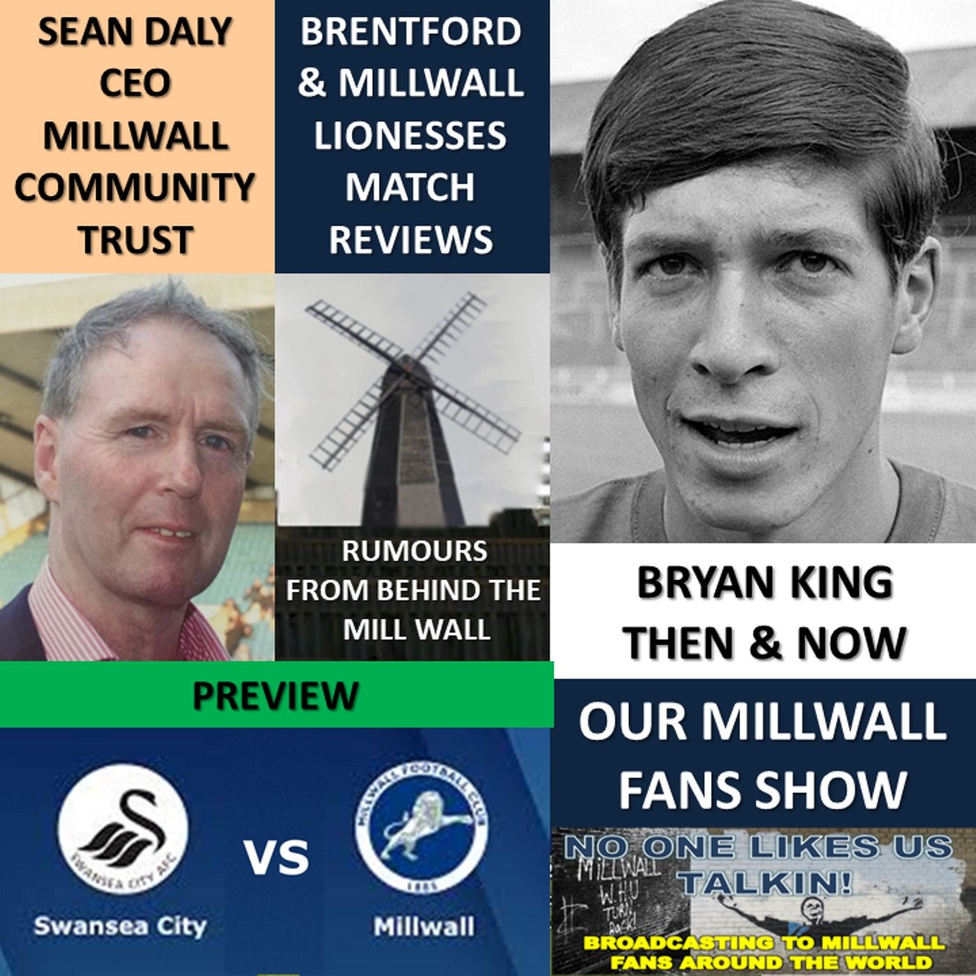OUR MILLWALL FAN SHOW Sponsored by Dean Wilson Family Funeral Directors 021020 episode artwork