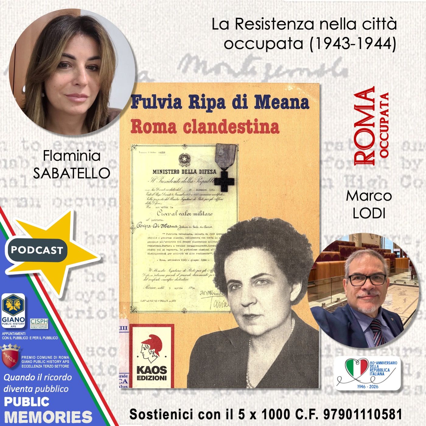 ROMA CLANDESTINA | Fulvia Ripa di Meana (Flaminia Sabatello e Marco Lodi) episode artwork