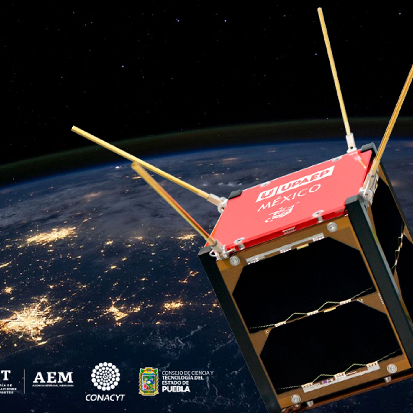 Aztechsat-1 nanosatélite mexicano excelente: NASA episode artwork