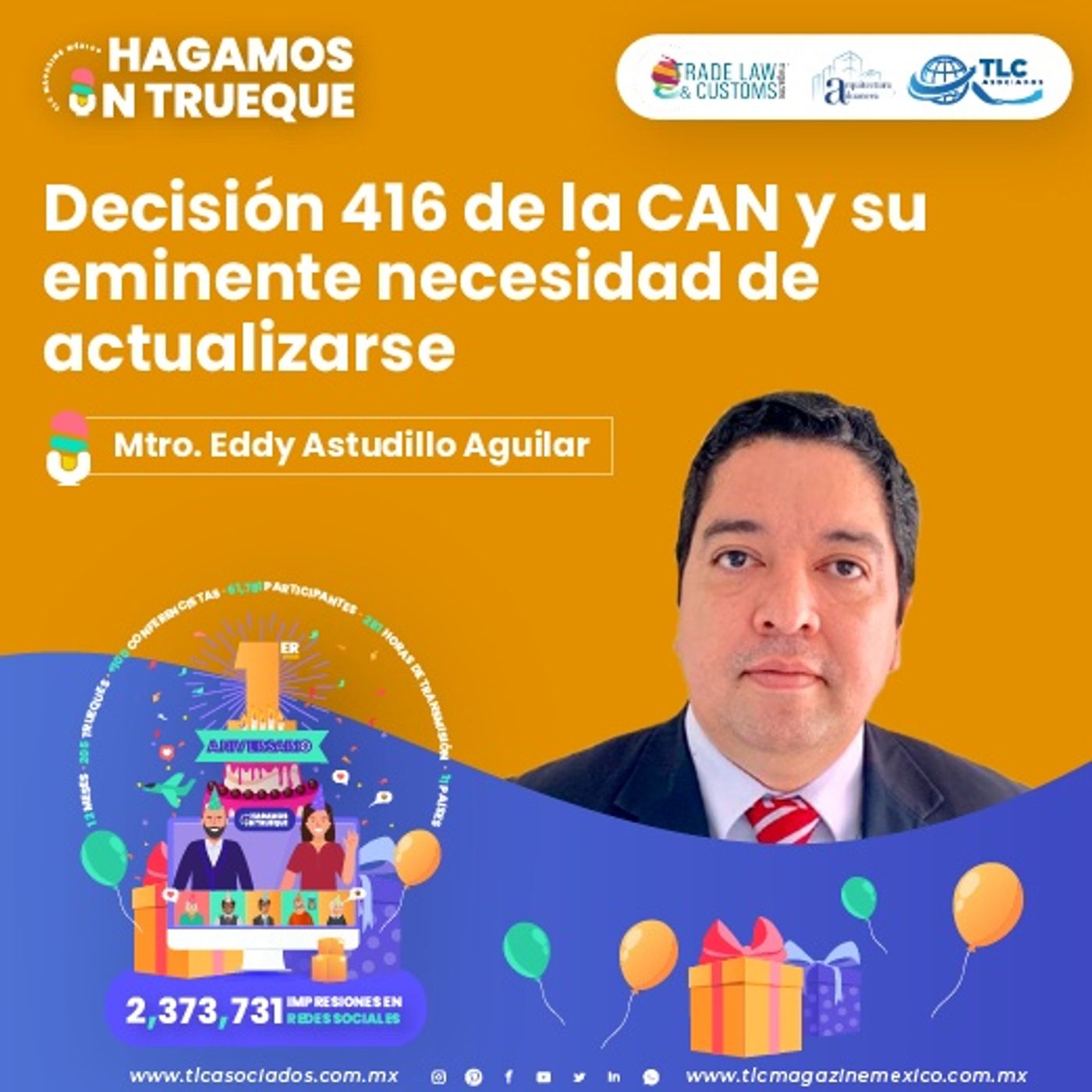 Episodio 181. Decisión 416 de la CAN y su eminente necesidad de actualizarse