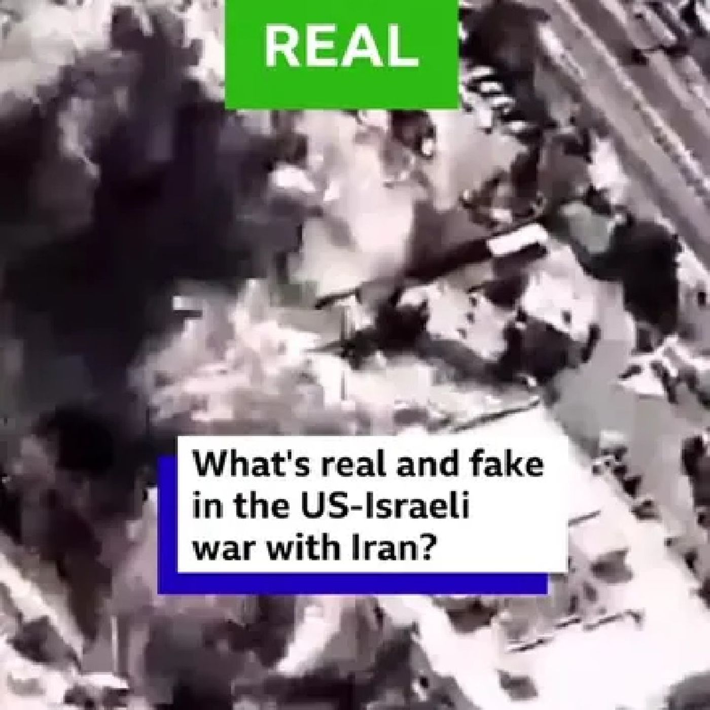 One of the videos, which has got 70 million views and claims to be of an Iranian missile attacking a US fighter jet, is actually from a vid episode artwork