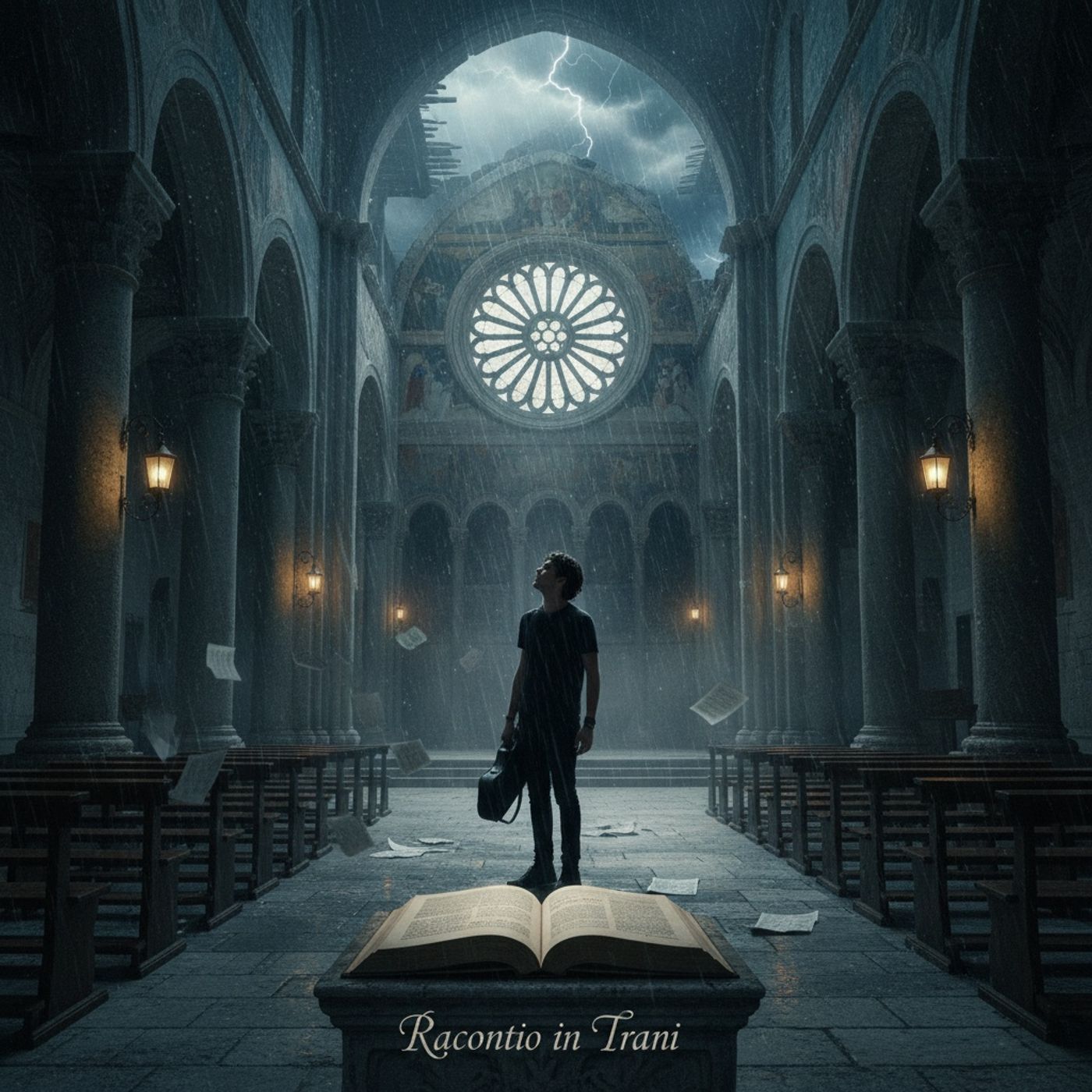 La Notte del Respiro di Pietra: Matteo e la Tempesta nella Cattedrale di Trani