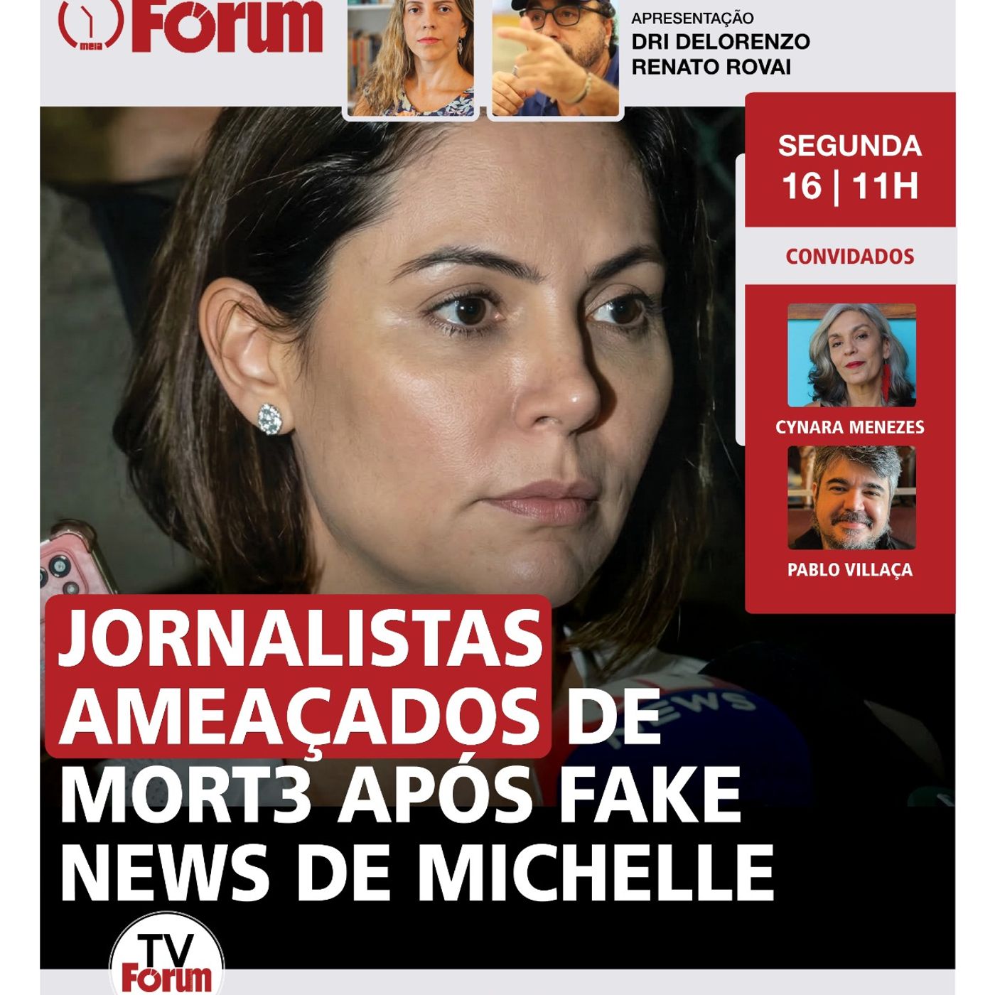 A mentira de Michelle Bolsonaro | A resposta de Haddad a Vorcaro | Sergio Moro desafia Ciro Gomes episode artwork