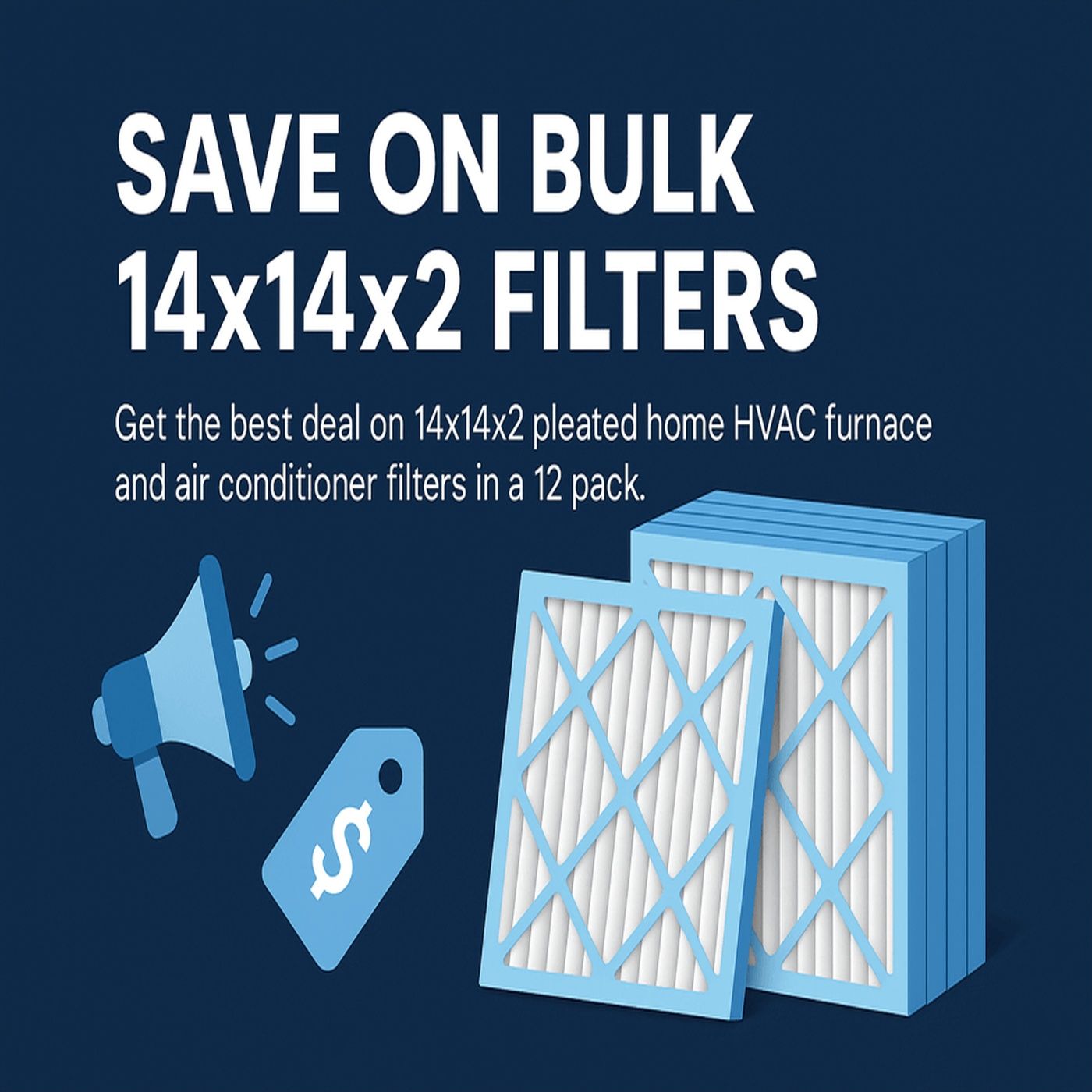 Shop Wholesale Filters Now | Buy Best Cheap 14x14x2 Pleated Home HVAC Furnace Air Conditioner Filter Bulk 12 Pack Deal episode artwork