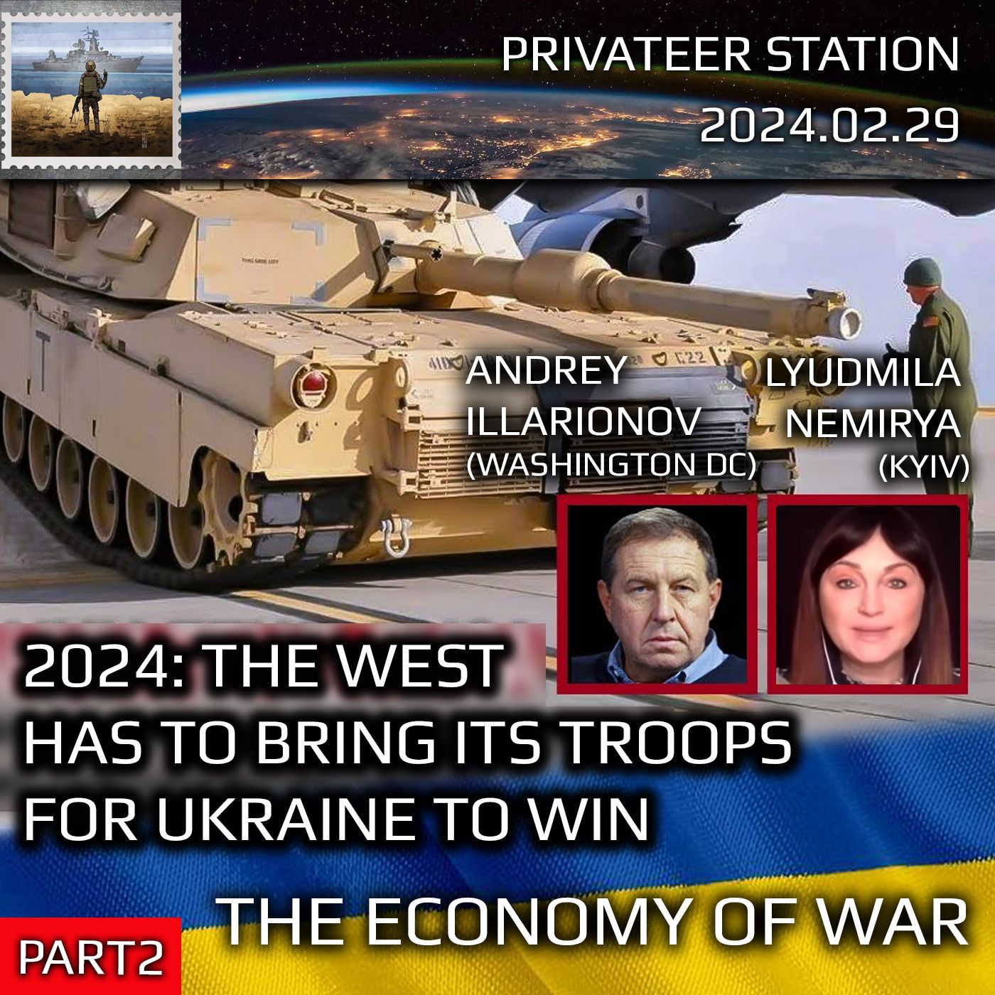 cover of episode Illarionov-Nemirya 2024-02-29: The West Has to Bring Its Troops For Ukraine to Win (pt2)