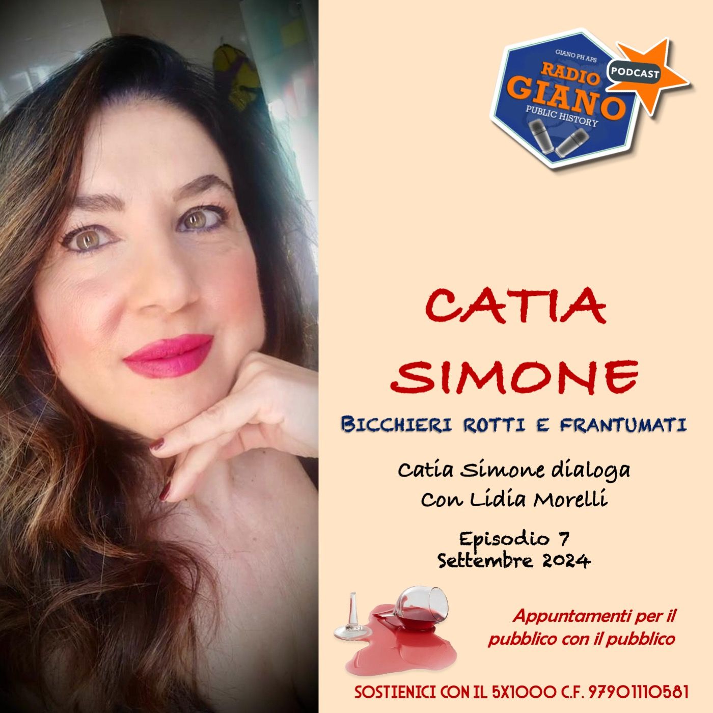 Ep.7. BICCHIERI ROTTI E FRANTUMATI: Catia Simone dialoga con Lidia Morelli