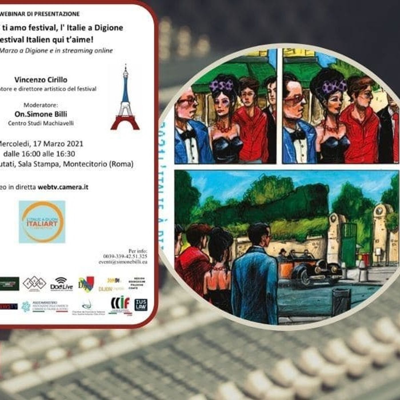 15ima edizione del Festival italiano ITALIART - Intervista all'On. Simone Billi e a Vincenzo Cirillo episode artwork