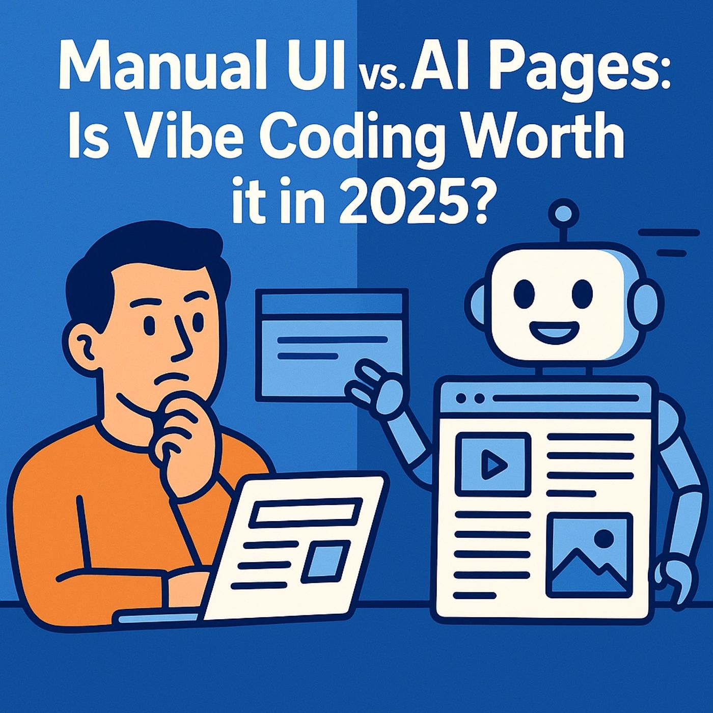Manual UI vs. AI Pages: Is Vibe Coding Worth It in 2025?