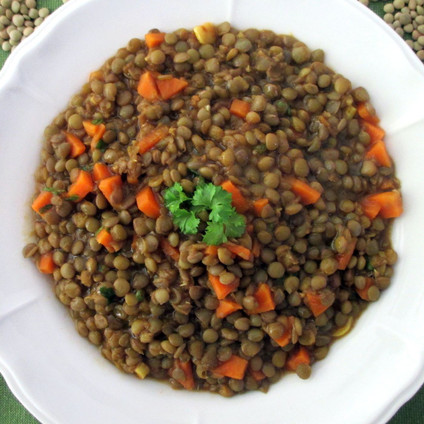 Lenticchie in umido speziate