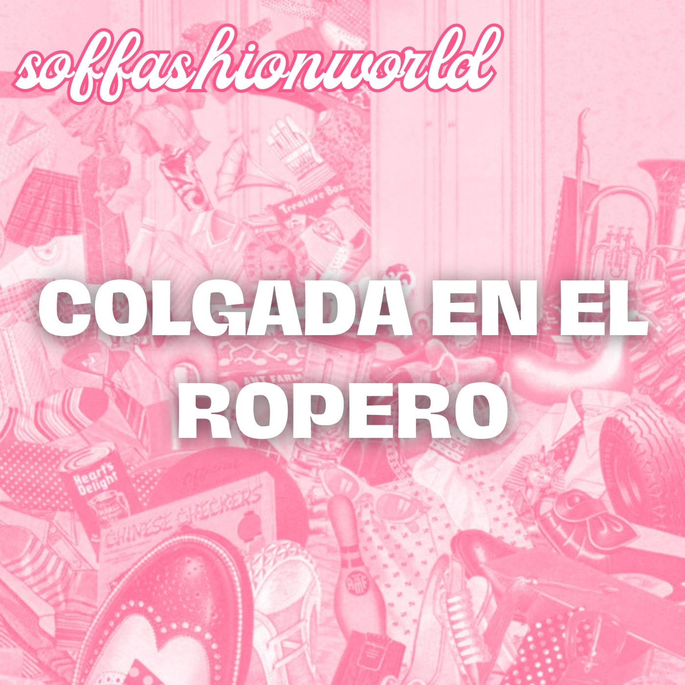 Colgada en el ropero