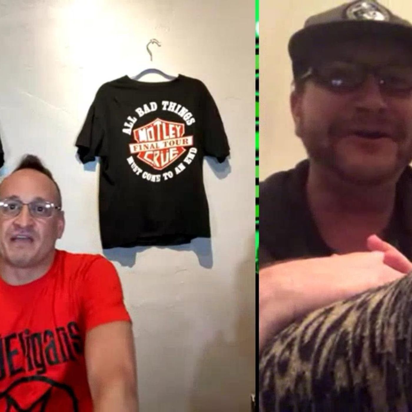 CC hosted by Ric Hare interview with Donovan from CRÜEligans - A Tribüte To Mötley Crüe episode artwork