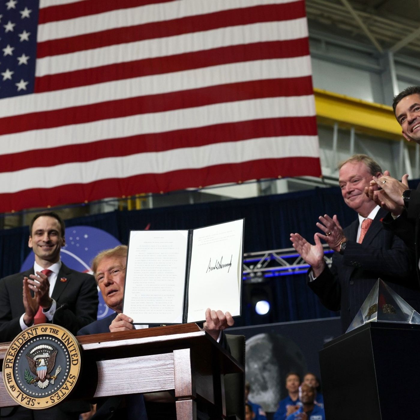 'AMAZING DAY FOR NASA' Trump launches Space Academy episode artwork