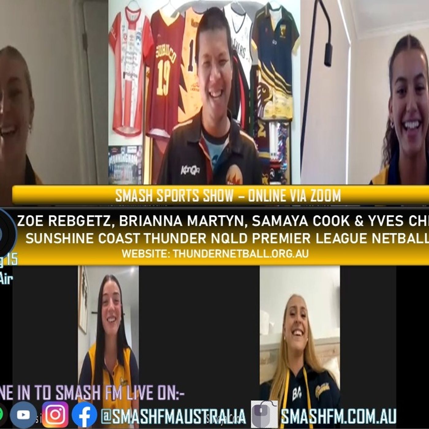 SSS15THYR: Sunshine Coast Thunder QLD Premier League Netball Interviews 280225
