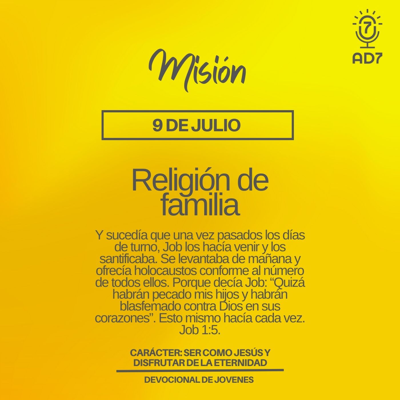 AD7 Devocional - Diferente / Inverso