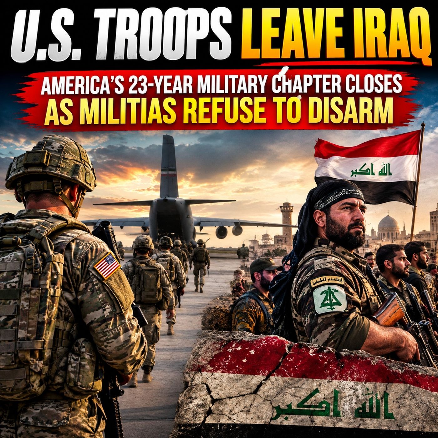 U.S. Troops Leave Iraq America’s 23-Year Military Chapter Closes as Militias Refuse to Disarm episode artwork